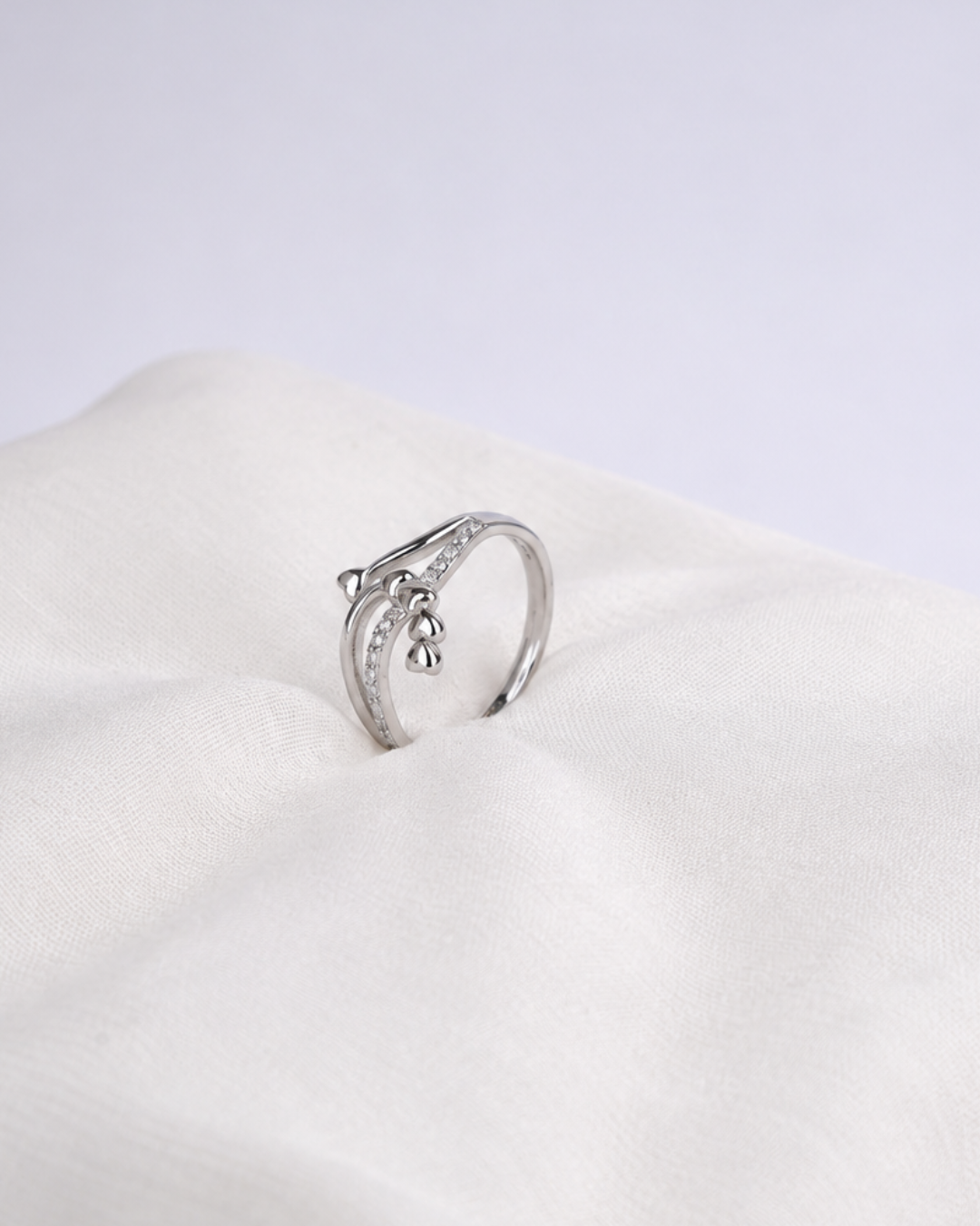 Handcrafted Infinity Blossom Ring | 92.5 Sterling Silver