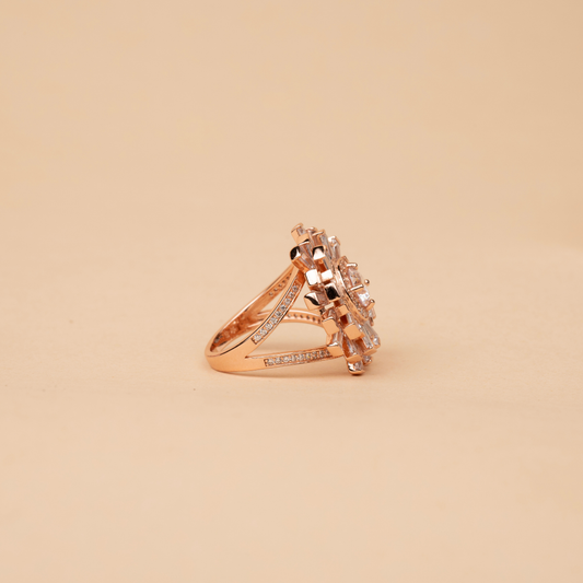 Glam floral Ring