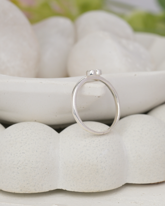 Petite Heart Sparkle Ring