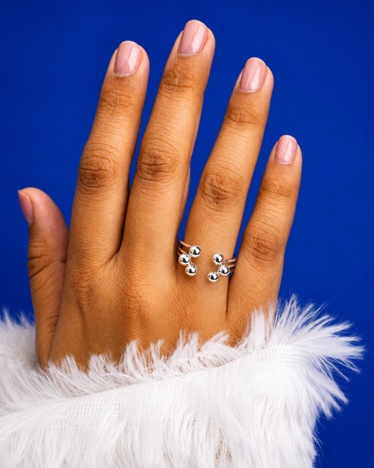 Multi-Band Beaded Ring | 92.5 Sterling Silver