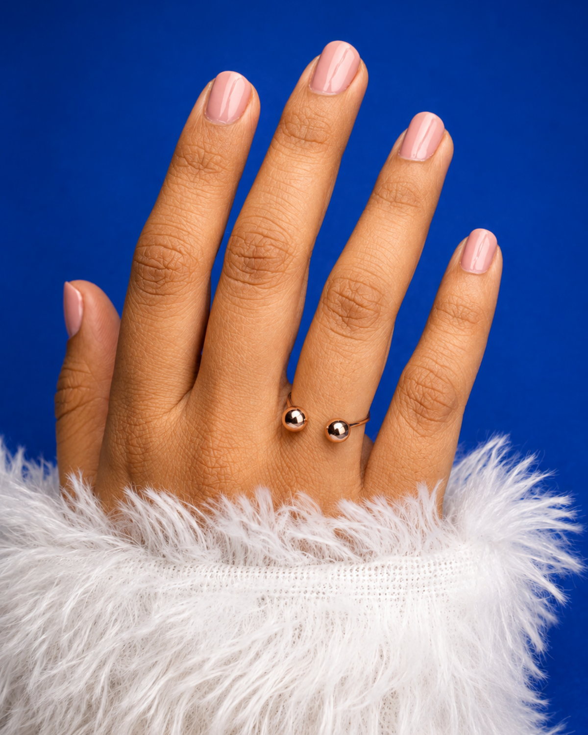 Minimalist Open Ball Ring | 92.5 Sterling Silver