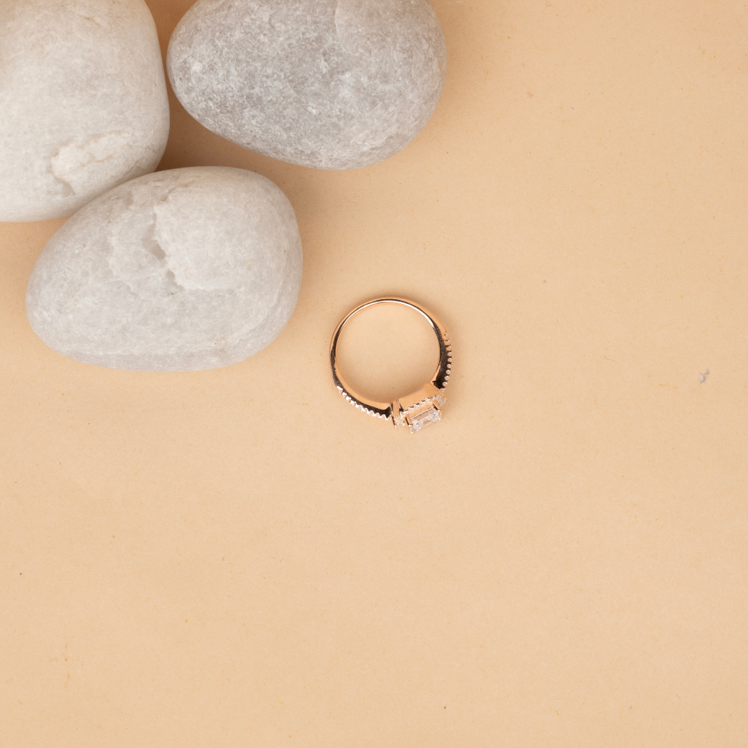 Glazed Cusion Ring
