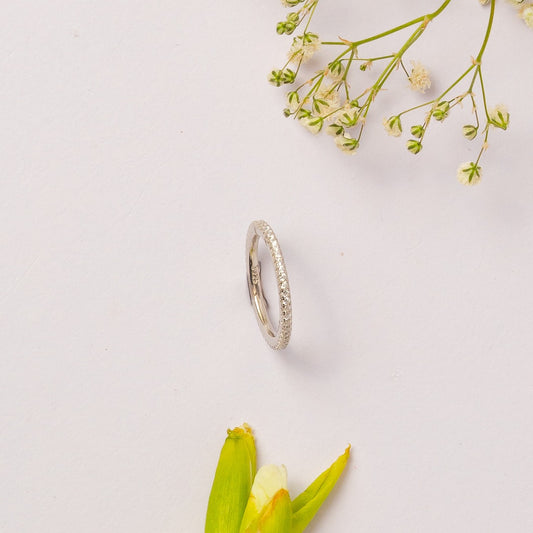 Simple Band Silver Ring