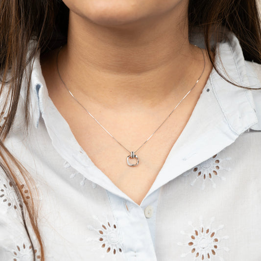 Eternal Curve Sparkle Necklace - Chain Pendant