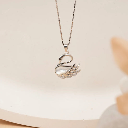 Silvinity Swan Pendant - Chain Pendant