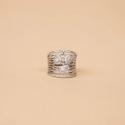Studded Mist Ring - 6 - rings