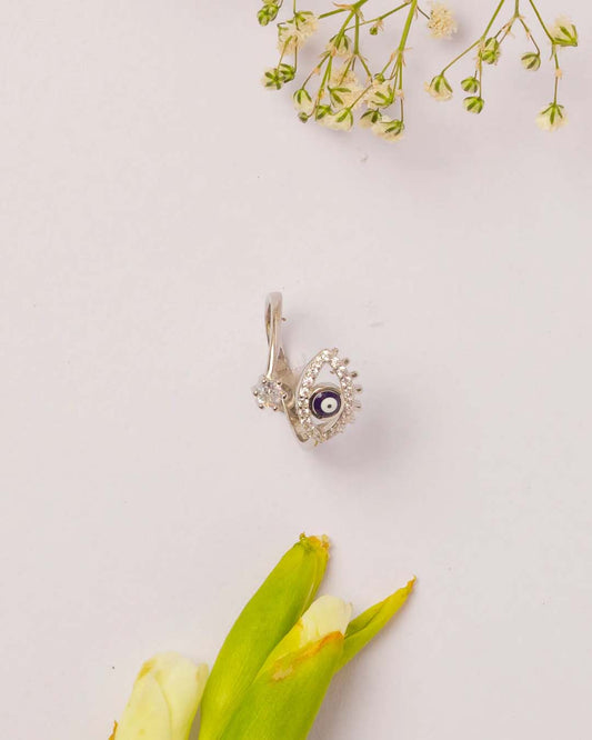 Evil Eye Silver Ring