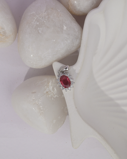 Blush Radiant Pendant | 92.5 Sterling Silver
