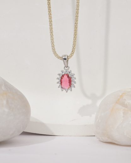 Blush Radiant Pendant | 92.5 Sterling Silver