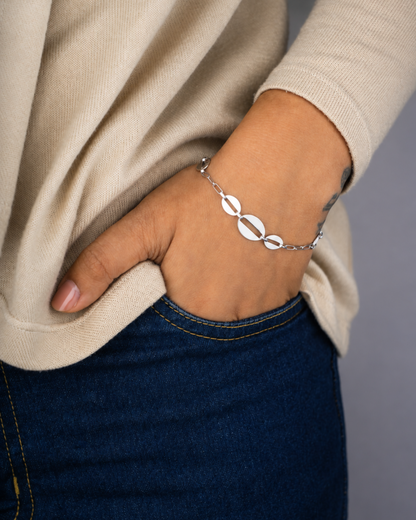 Minimal Oval Link Bracelet | 92.5 Sterling Silver