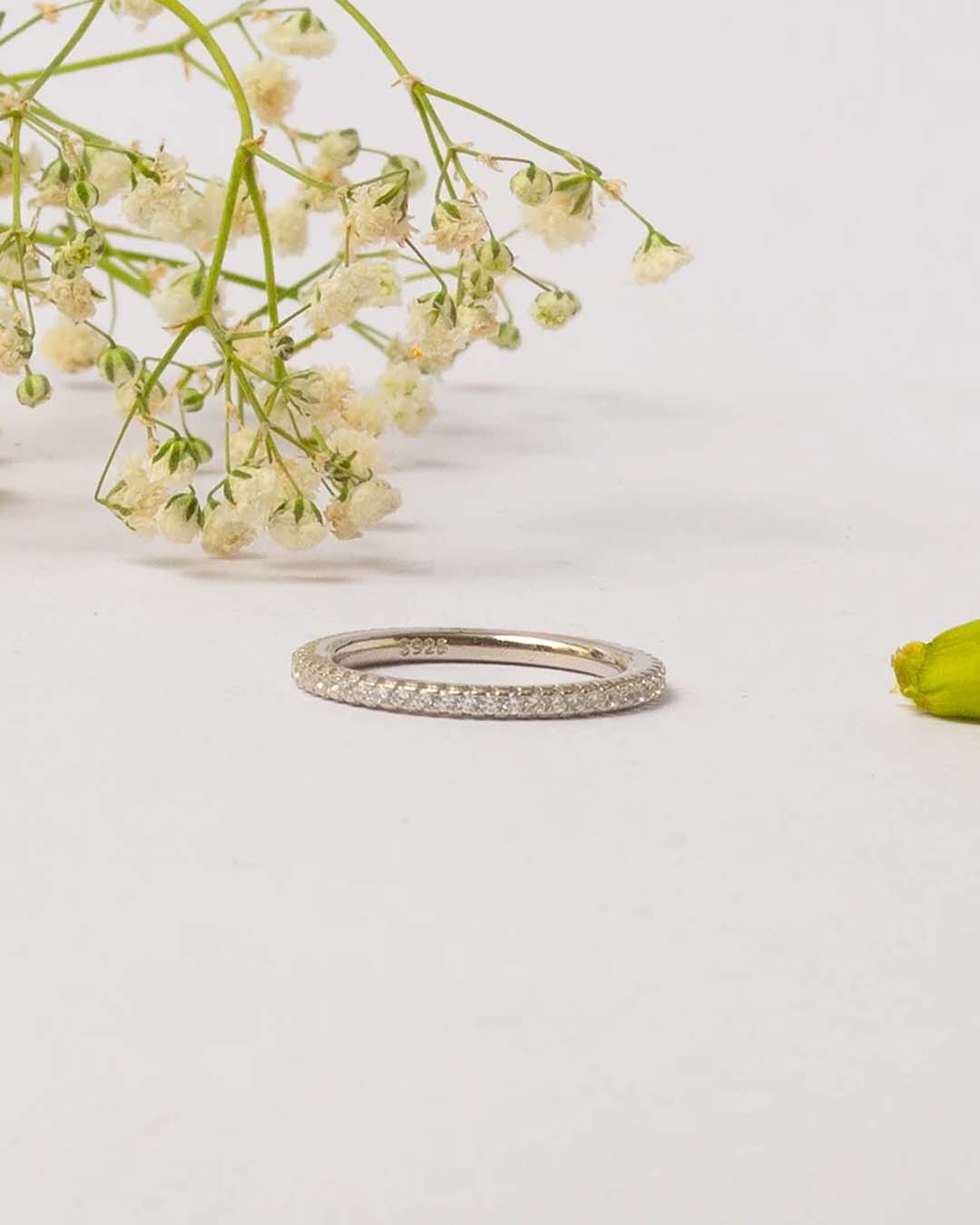 Simple Band Silver Ring