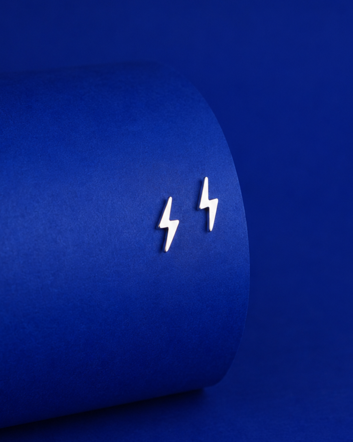 Lightning Bolt Stud Earrings | 92.5 Sterling Silver