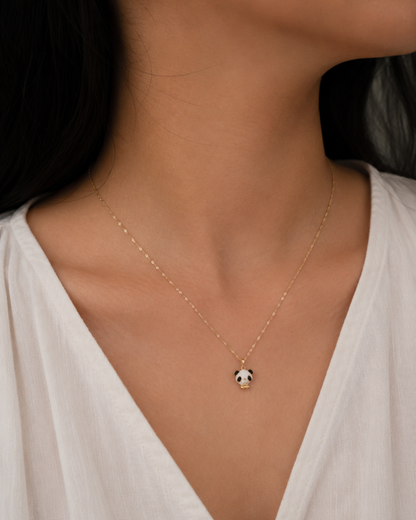Cute Panda Pendant Necklace | 92.5 Sterling Silver