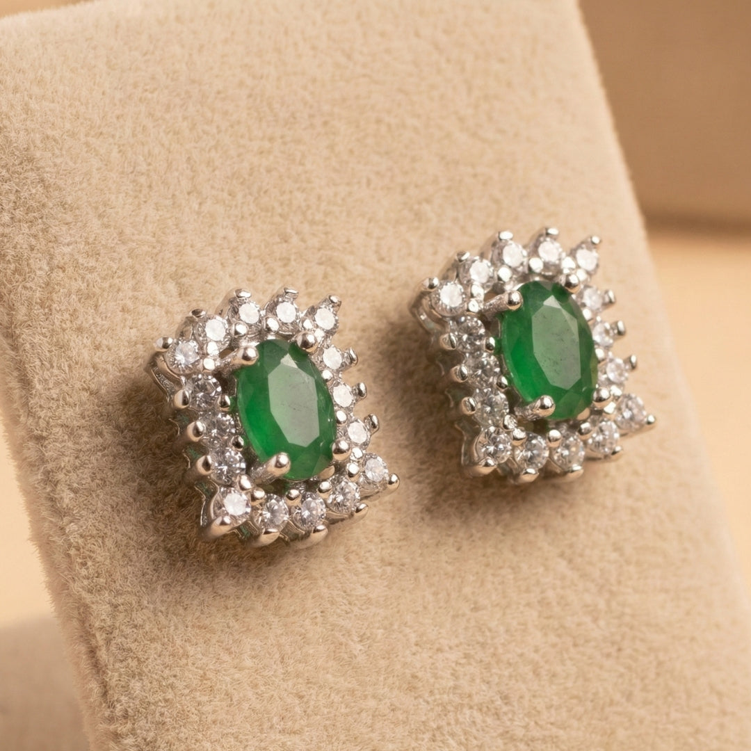 Delicate Stoned Earring