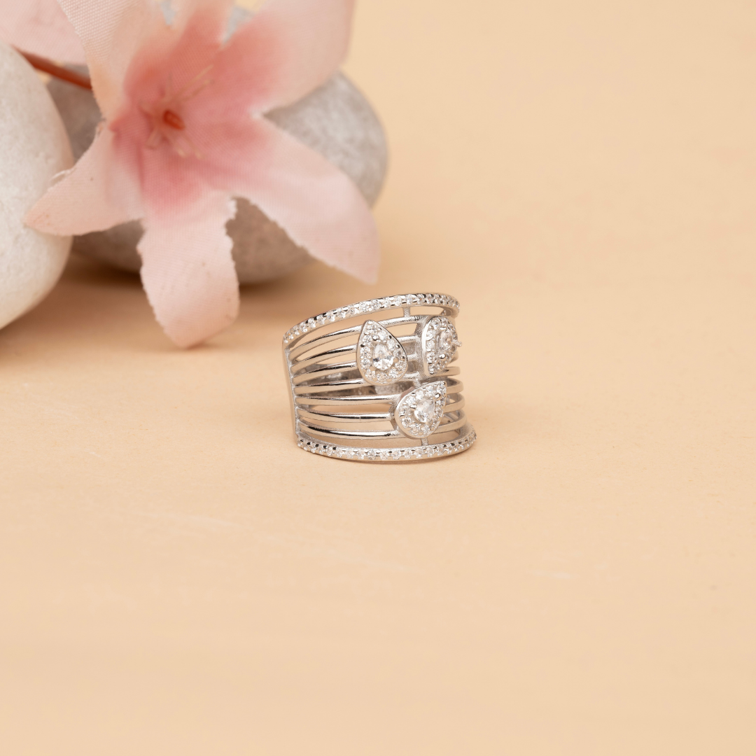 Studded Mist Ring