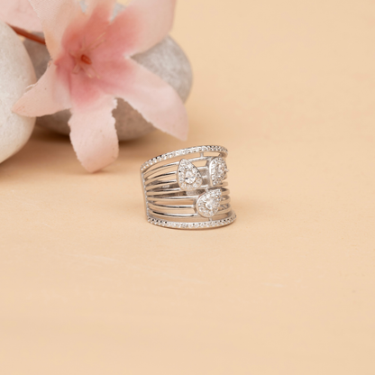 Studded Mist Ring