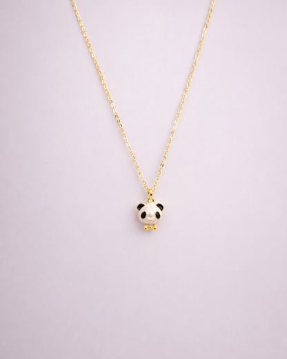 Cute Panda Pendant Necklace | 92.5 Sterling Silver