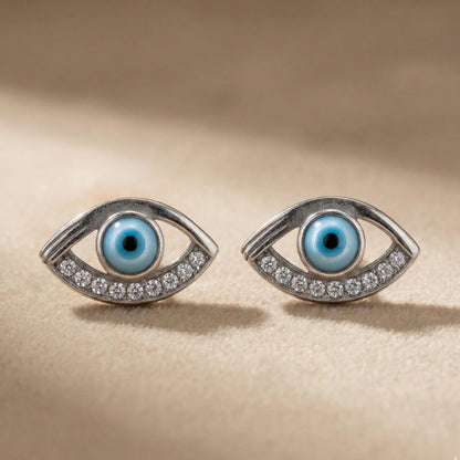 Blue Eye Studs - Silvinity