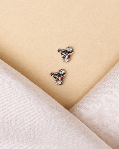 Lord Ganesha Stud Earrings | 92.5 Sterling Silver