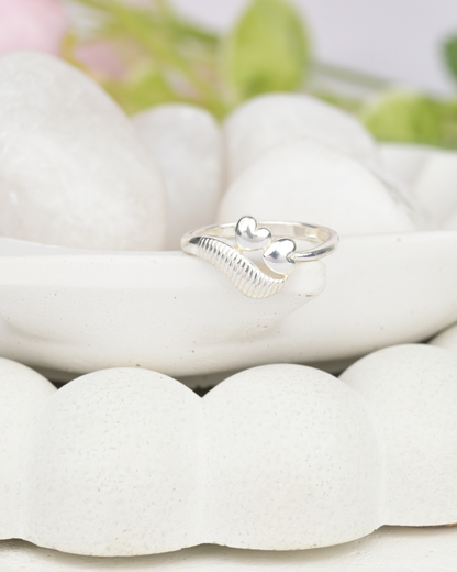 Twin Heart Ring