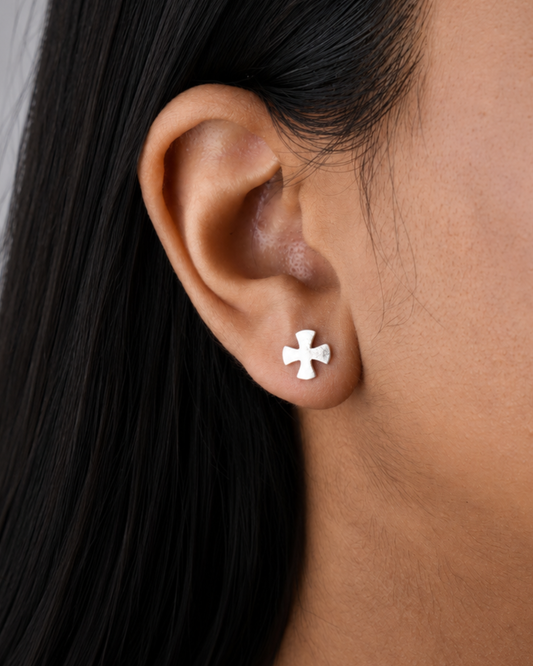 Clover Stud Earrings | 92.5 Sterling Silver