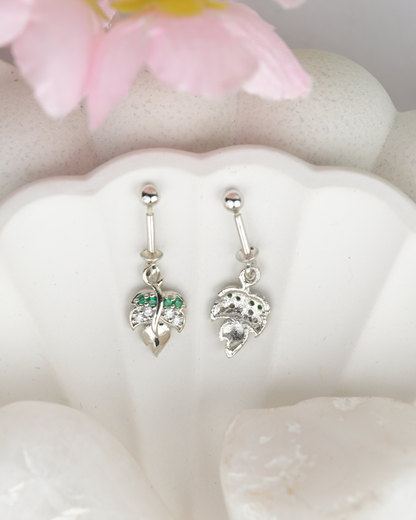 Leaf Spark Drop Bugdi Earring
