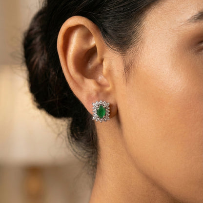 Delicate Stoned Earring