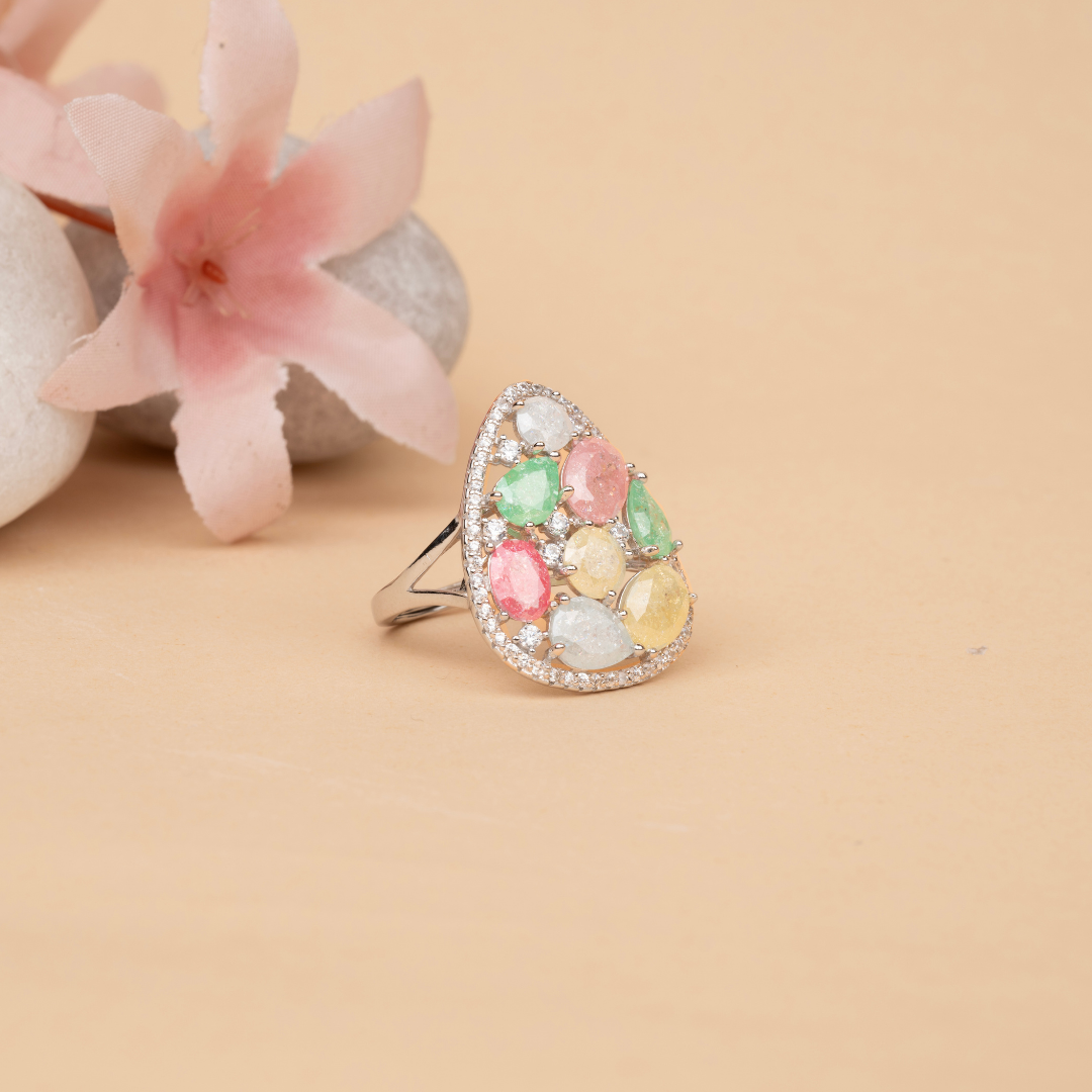 Petaline Dewy ring
