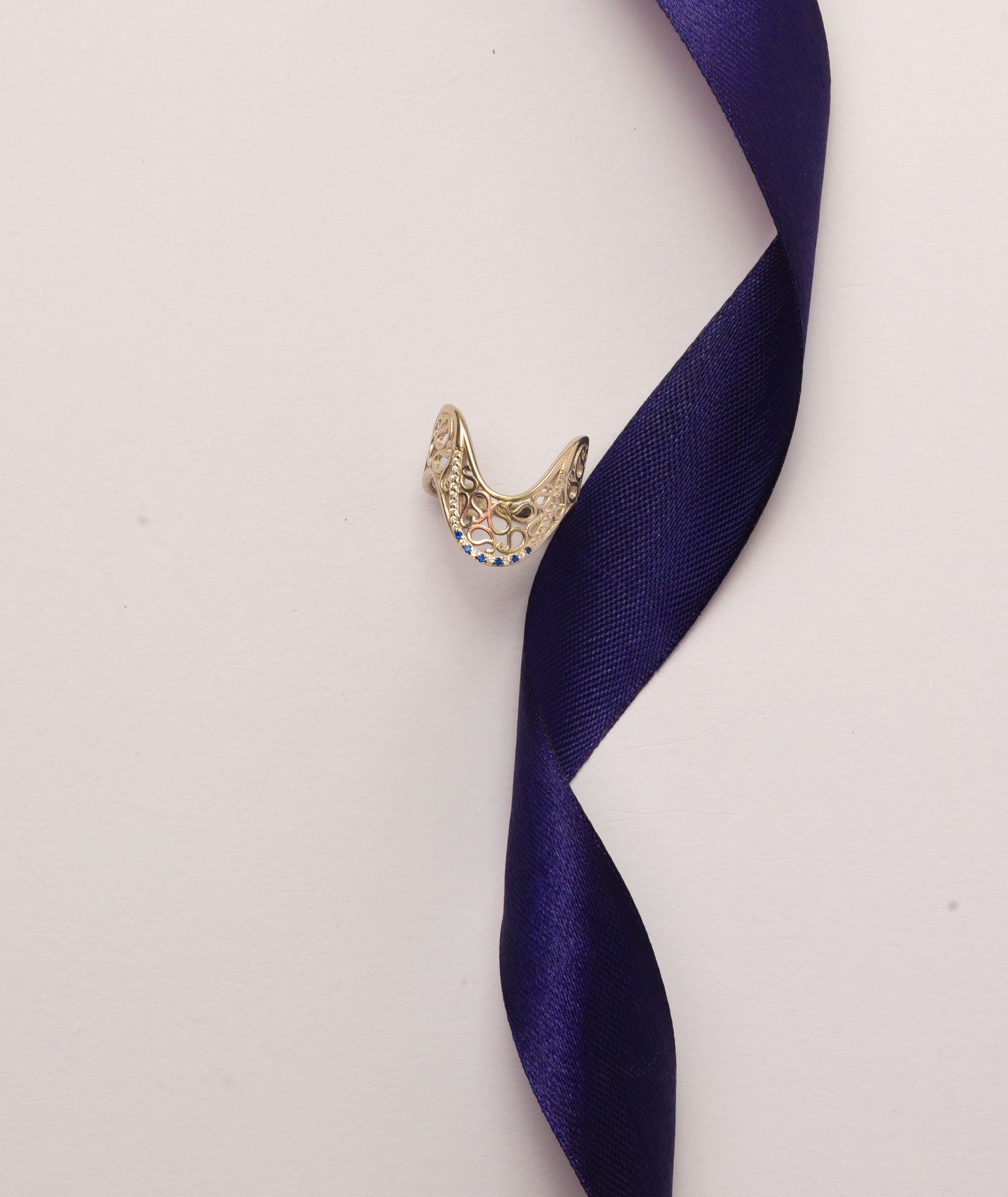 Crown Shaped Silver Ring