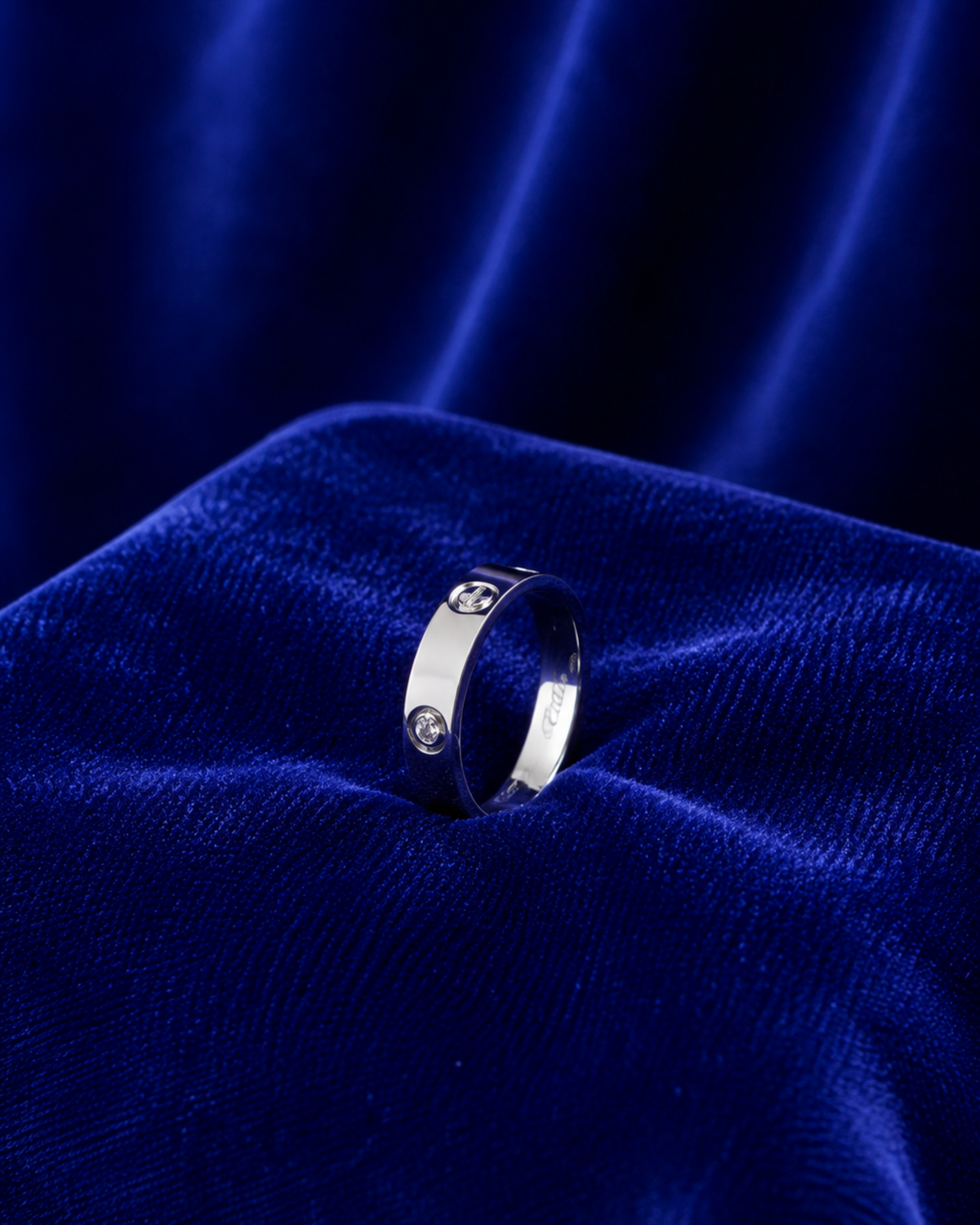 Minimal Screw Band Ring | 92.5 Sterling Silver