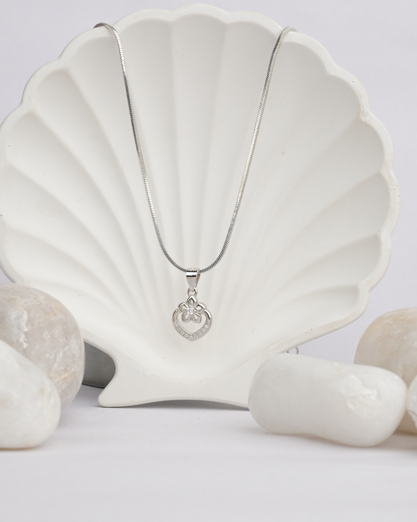 Blooming Heart Pendant