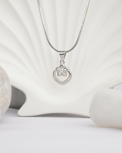 Blooming Heart Pendant