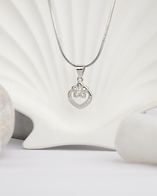 Blooming Heart Pendant