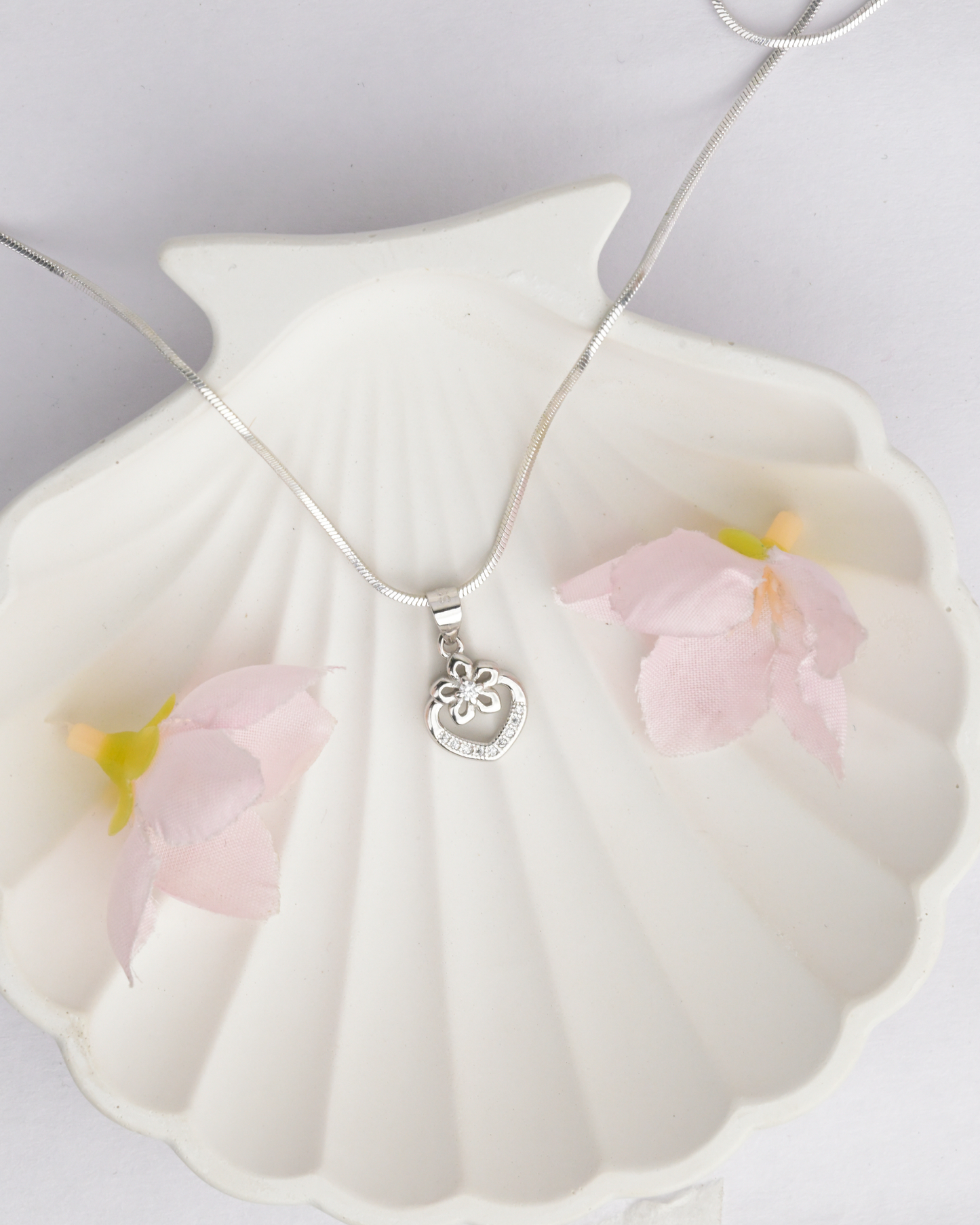 Blooming Heart Pendant