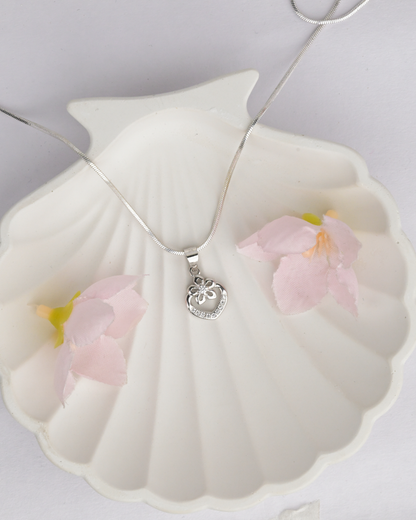 Blooming Heart Pendant