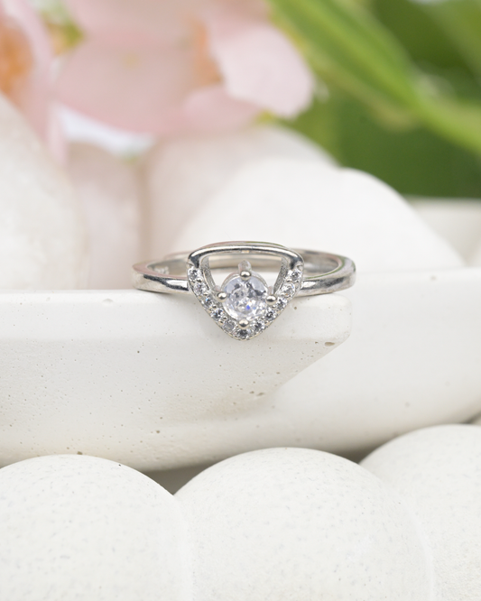 Petite Heart Glow Ring