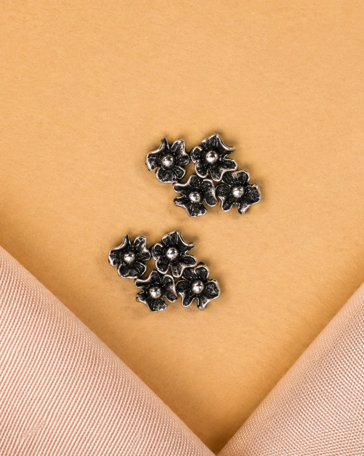 Wildflower Cluster Stud Earrings | 92.5 Sterling Silver