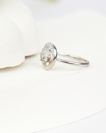 Twist Glow Crystal Ring