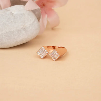 Bezel contemporary ring - Silvinity