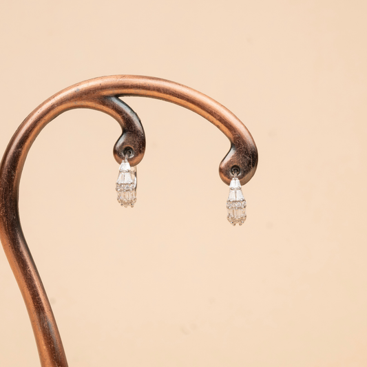 Silver Aurora Drop Earrings