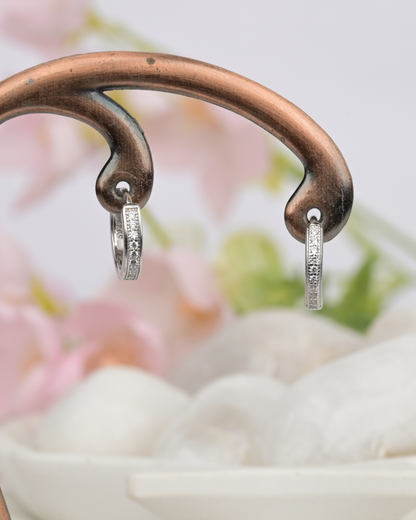 Everyday Sparkle Hoop Earrings