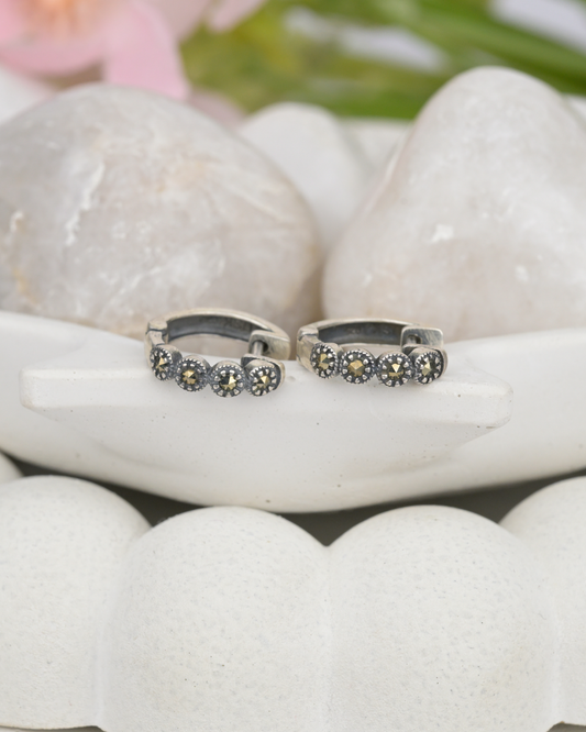 Crystal Hoop Earrings