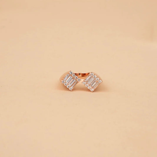 Bezel contemporary ring - Silvinity