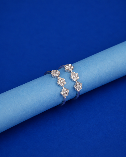 Blossom Trail Toe Rings | 92.5 Sterling Silver