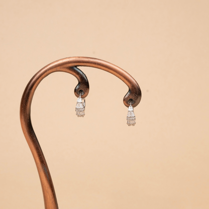 Silver Aurora Drop Earrings
