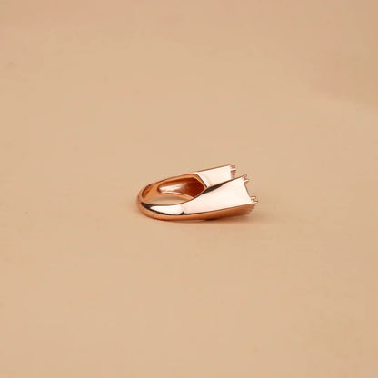 Bezel contemporary ring - Silvinity