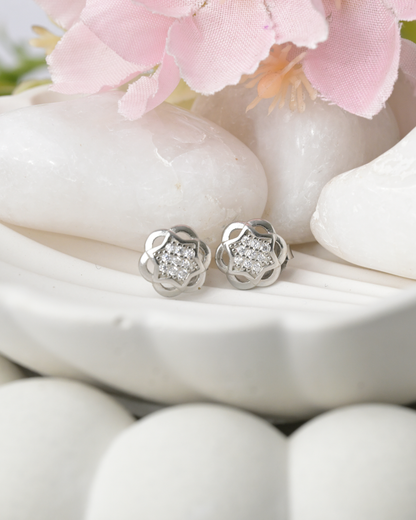 Blossom Sparkle Stud Earrings