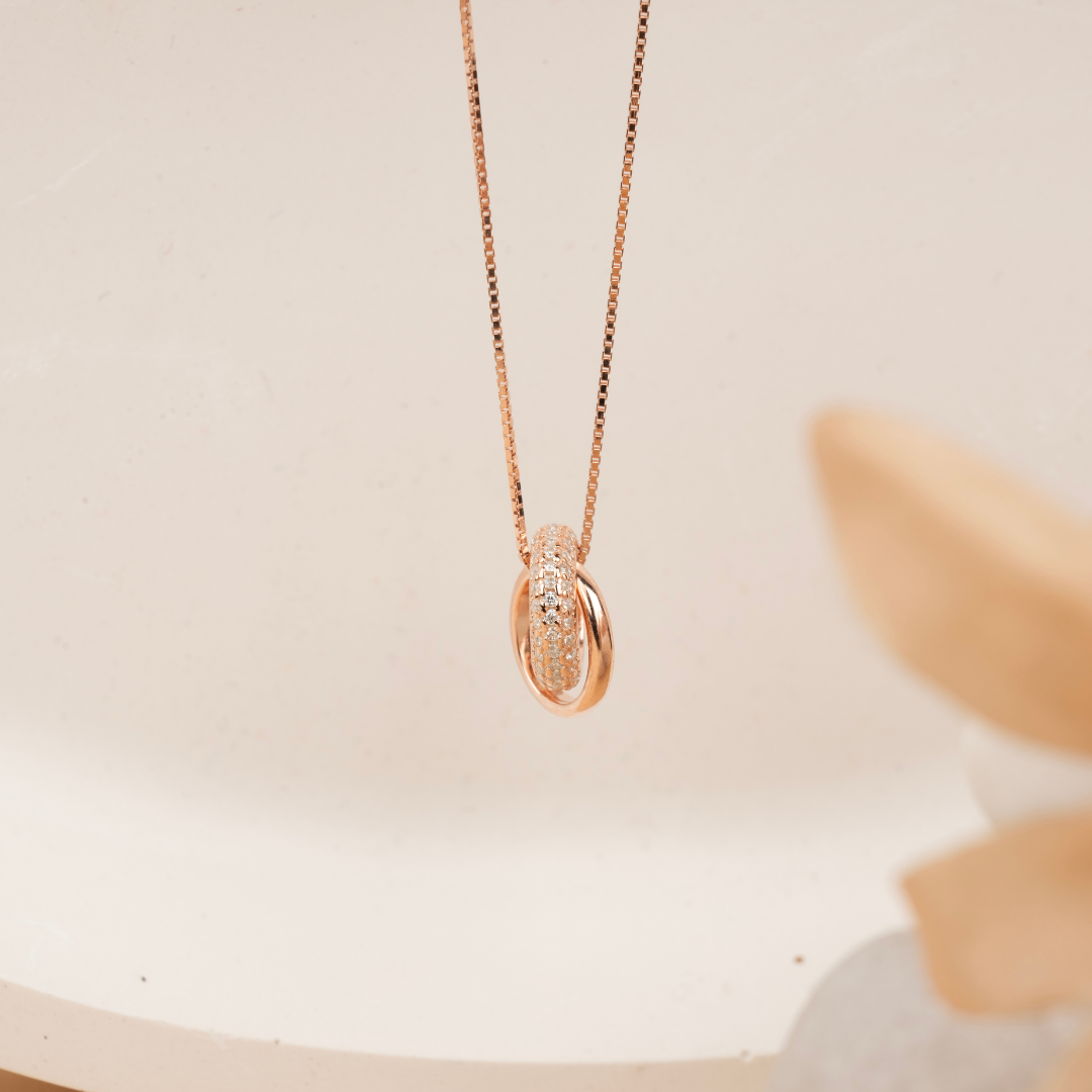 Infinity Embrace Sparkle Pendant