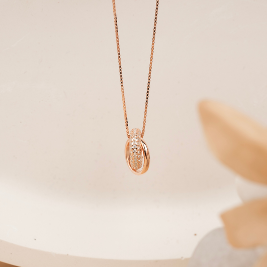 Infinity Embrace Sparkle Pendant