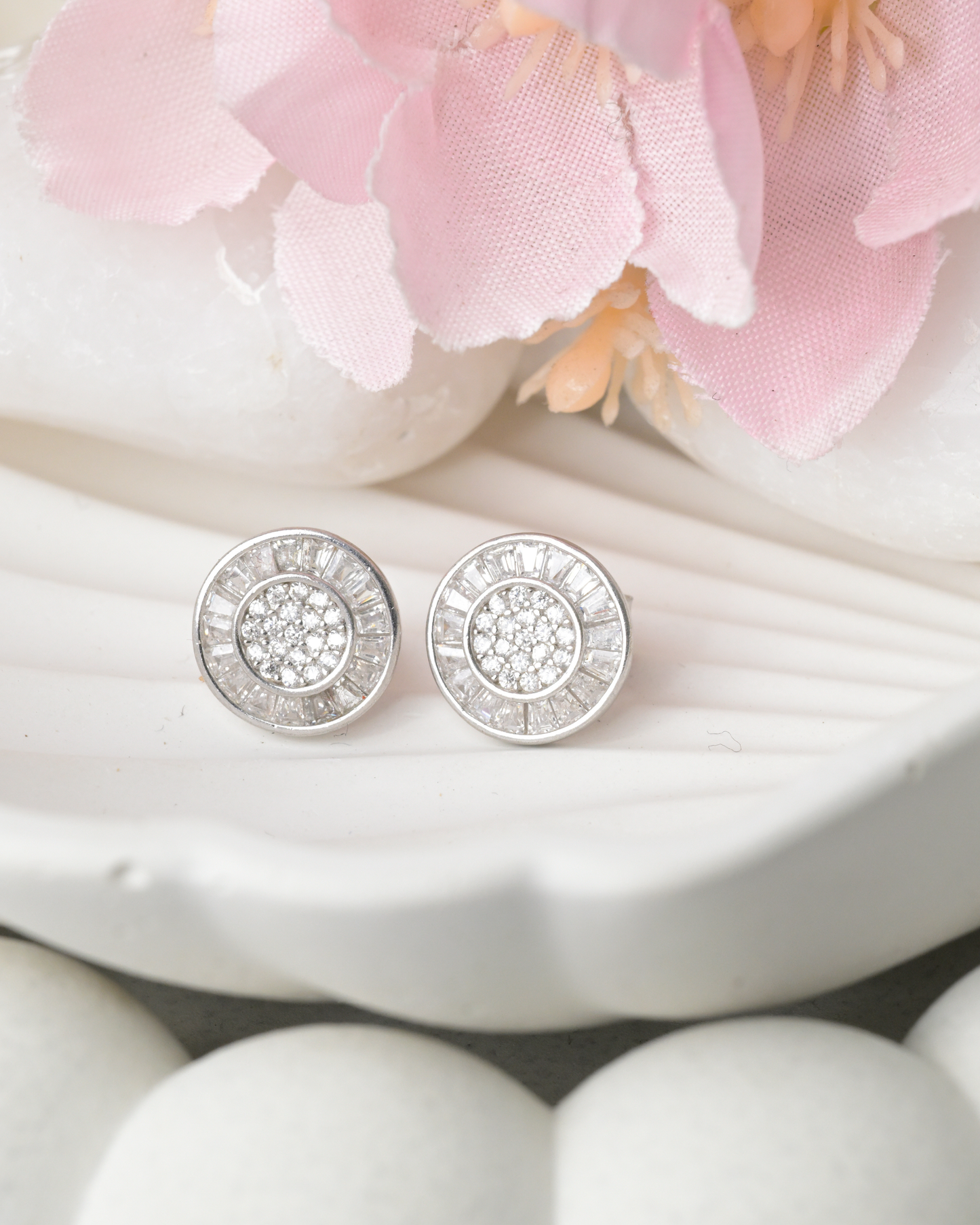 Orbit Sparkle Studs Earrings